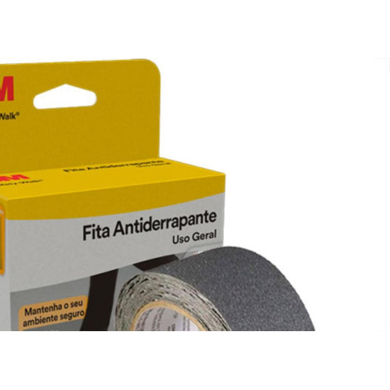 Fita Antiderrapante 3M Int.5M - Cinza