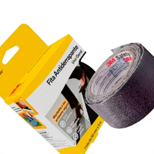 Fita Antiderrapante 3M Int.5Mt - Preta Fita Antiderrapante 3M Int.5Mt - Preta