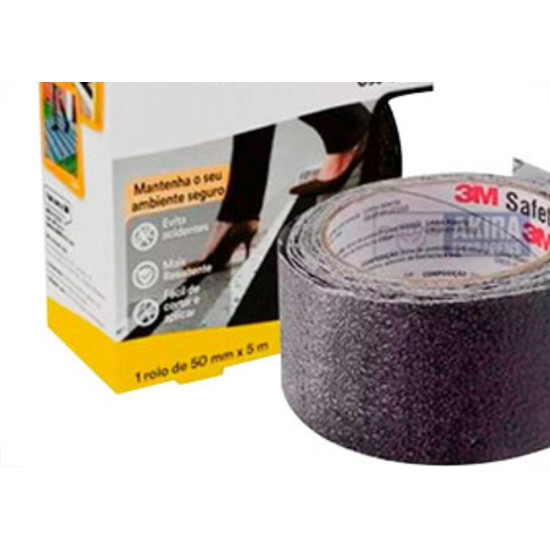 Fita Antiderrapante 3M Int.5Mt - Preta Fita Antiderrapante 3M Int.5Mt - Preta