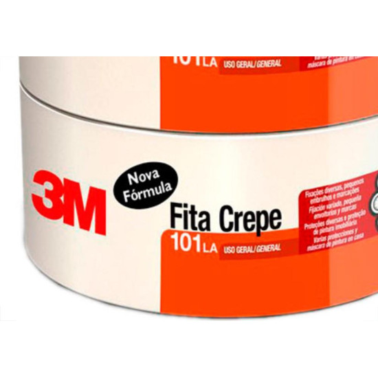 Fita Crepe 3M 101La Uso Ger.48X50M - Kit C/2 RL Fita Crepe 3M 101La Uso Ger.48X50M - Kit C/2 RL