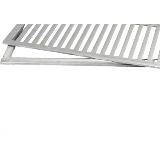 Grelha Aluminio C/P.Grelha Acven 10X100