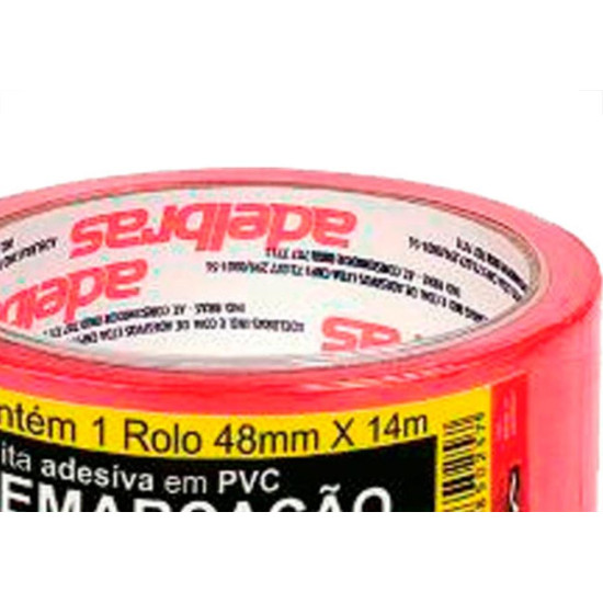 Fita Demarcao Solo Adel.48Mmx14Mt-Vrm Fita Demarcao Solo Adel.48Mmx14Mt-Vrm
