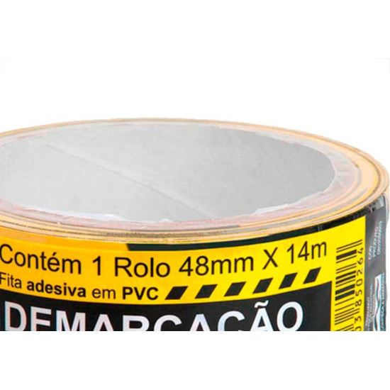 Fita Demarcao Solo Adel.48Mmx14Mt-Zeb