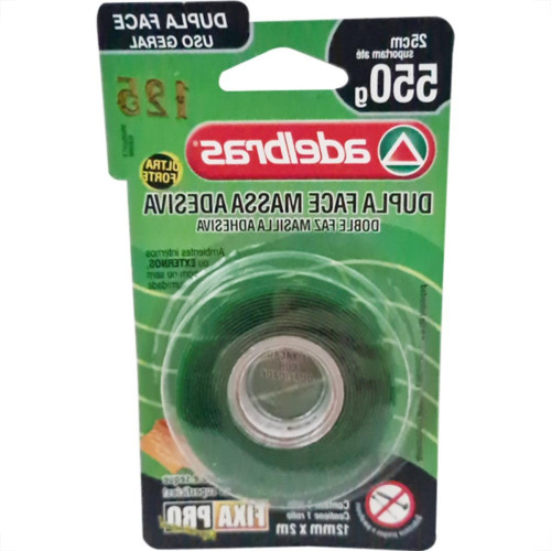 Fita Dupla Face Transp.Adelbras 12X2Mt