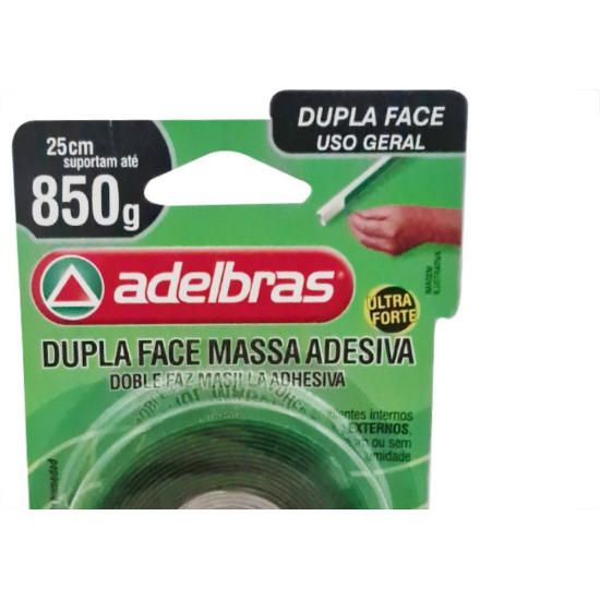 Fita Dupla Face Transp.Adelbras 19X2Mt