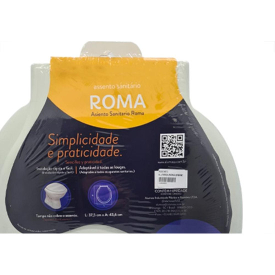 Assento Alumasa(Roma)Branco Assento Alumasa(Roma)Branco