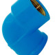 Cotovelo Azul Amanco 3/4 X 1/2 - Kit C/24 PC Cotovelo Azul Amanco 3/4 X 1/2 - Kit C/24 PC