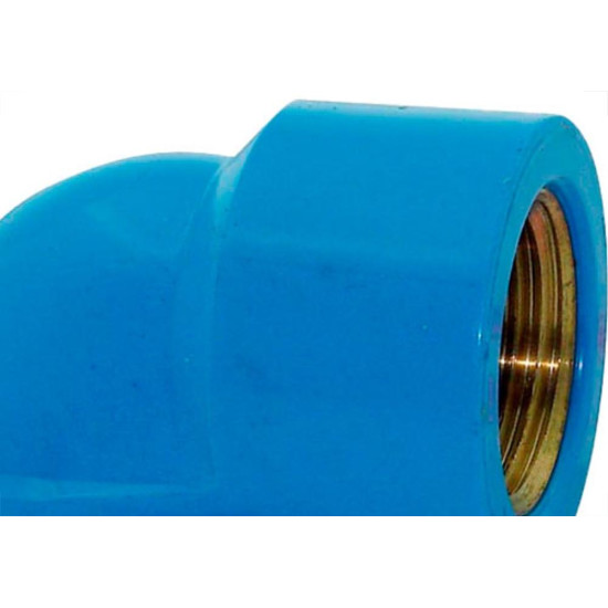 Cotovelo Azul Amanco 3/4 X 1/2 - Kit C/24 PC Cotovelo Azul Amanco 3/4 X 1/2 - Kit C/24 PC