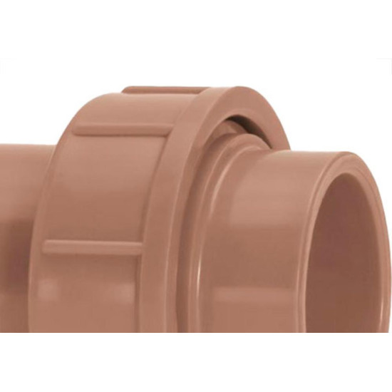 Uniao Soldavel PVC Liso Liso Amanco 60Mmx60Mm Uniao Soldavel PVC Liso Liso Amanco 60Mmx60Mm