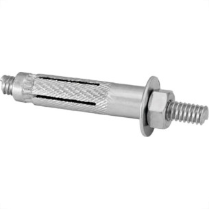 Chumbador. Fixador Cba 3/8 X 80 C/Prision - Kit C/25 PC