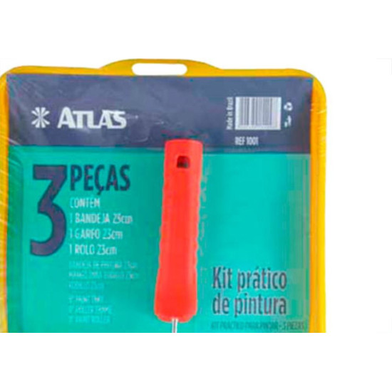 Kit P/Pintura Atlas 3Pcs Ref:1001