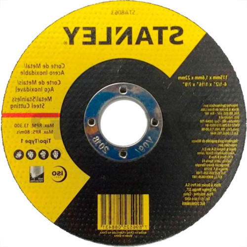 Disco Stanley Inox 4.1/2X1,0X7/8 - Kit C/25 PC