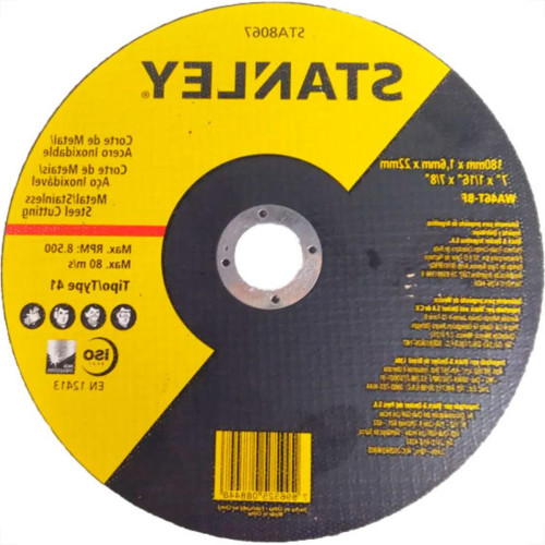 Disco Stanley Inox 7'' X 1,6 X7/8 - Kit C/25 PC