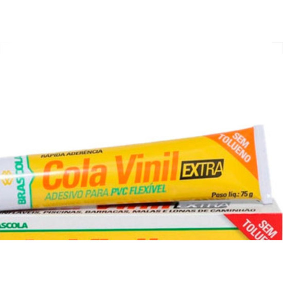 Cola Vinil Brascola 75 Grs Bisnaga Cola Vinil Brascola 75 Grs Bisnaga