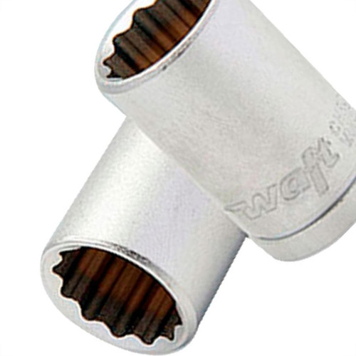 Soquete Estriado Waft Cromo Vanadio Curto 1/2 X 12
