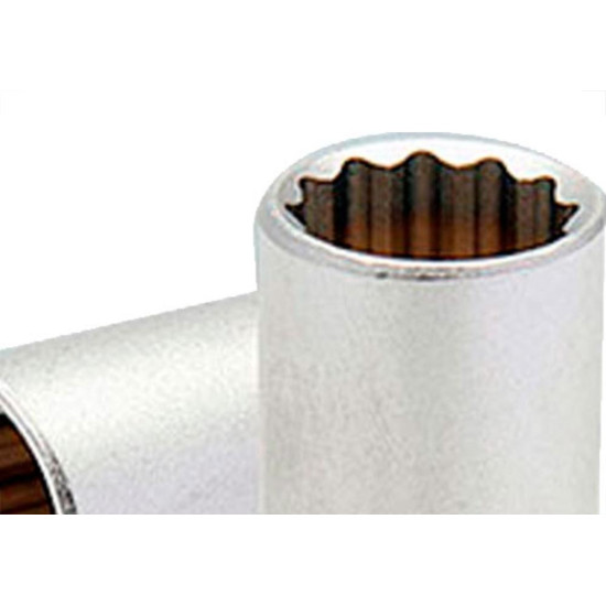 Soquete Estriado Waft Cromo Vanadio Curto 1/2 X 12