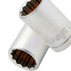 Soquete Estriado Waft Cromo Vanadio Curto 1/2 X 13 Soquete Estriado Waft Cromo Vanadio Curto 1/2 X 13