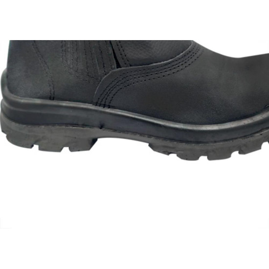 Botina Seguranca Preto Cartom 80 Elas.Bid 37