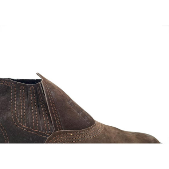 Botina Seguranca Cart.R60 Elastico Marrom 37