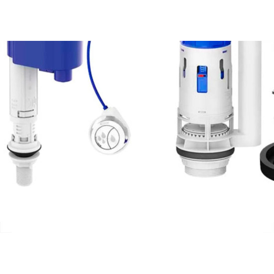Mecanismo Caixa Acoplada Censi Dual Flush 9562 Mecanismo Caixa Acoplada Censi Dual Flush 9562