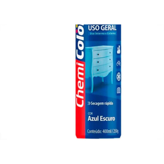 Spray Chemic.Geral Azul Escur.400Ml