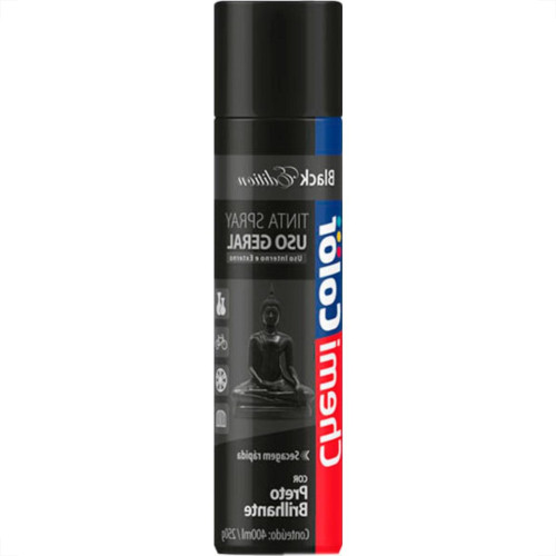 Spray Chemic.Geral Preto Bril.400Ml Spray Chemic.Geral Preto Bril.400Ml