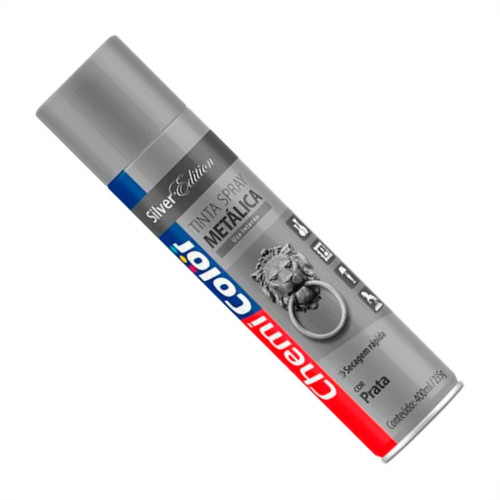 Spray Chemic.Metalico Prata 400Ml