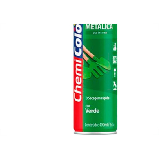 Spray Chemic.Metalico Verde 400Ml
