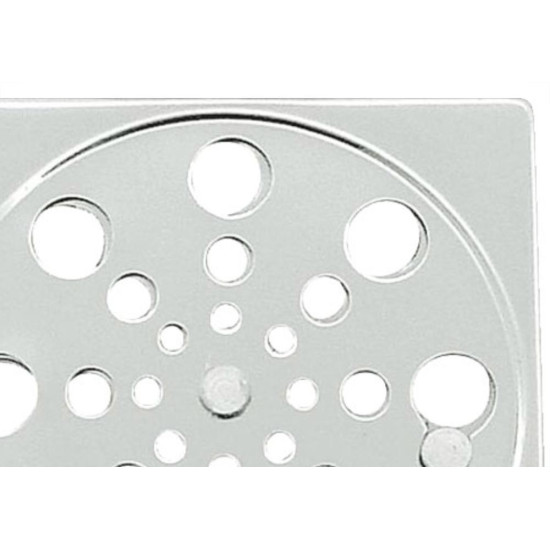 Grelha Aco Inox Clarinox Qdr.10 C/F Grelha Aco Inox Clarinox Qdr.10 C/F