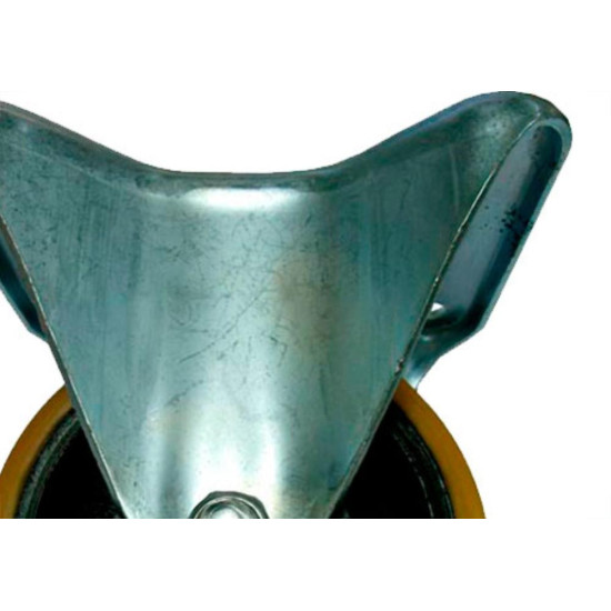 Rodizio Pu/Ferro Placa Fixa 6(300K)