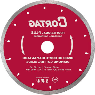 Disco Diam.Cortag 200X25 Liso Zp200