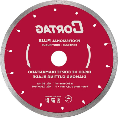 Disco Diam.Cortag 200X25 Liso Zp200
