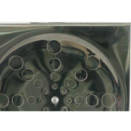 Grelha Aco Inox Dacunha Qdr.15 C/F Grelha Aco Inox Dacunha Qdr.15 C/F