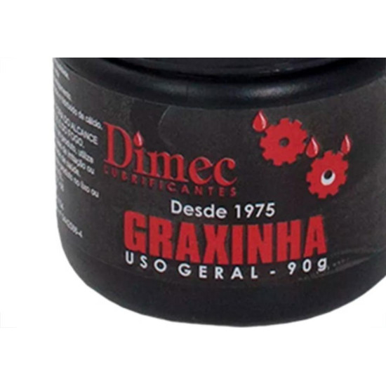 Graxa Marrom Dimec Uso Geral 90Gr - Kit C/12 PC