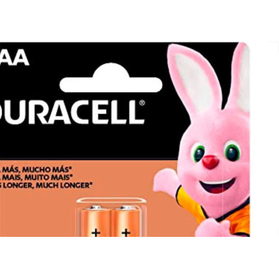 Pilha Duracell Alcalina Aaa C/02 Pilha Duracell Alcalina Aaa C/02