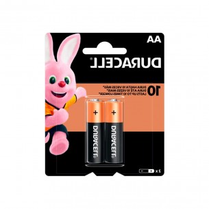 Pilha Duracell Alcalina Pq Aa C/02