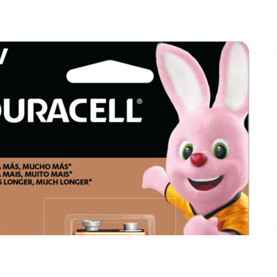 Pilha Duracell Bateria 9V