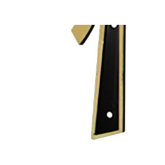 Numero Colonial Preto/Dourado N.1 Numero Colonial Preto/Dourado N.1