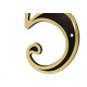 Numero Colonial Preto/Dourado N.5 Numero Colonial Preto/Dourado N.5