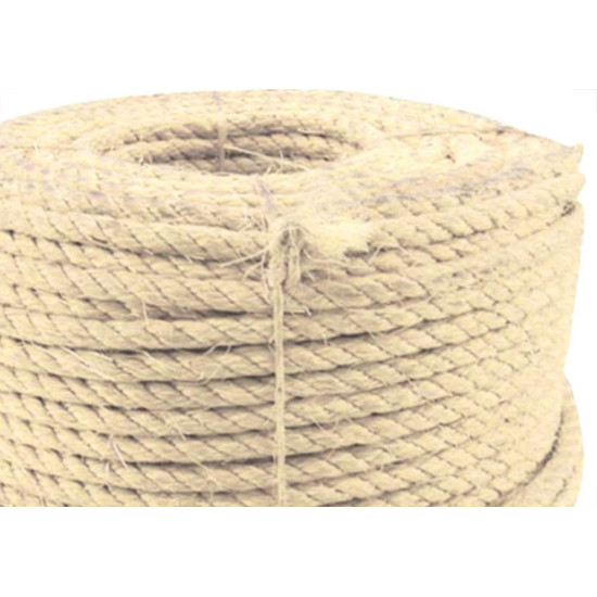 Corda Sisal 08 Mm - 5/16 C/220 Mt Corda Sisal 08 Mm - 5/16 C/220 Mt