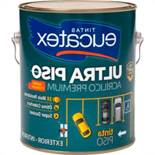 Tinta Eucatex Piso 3,6Lt Amar.Dema Tinta Eucatex Piso 3,6Lt Amar.Dema