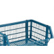 Cesto Plastico Azul.Md 57 X 27 X 41 - Kit C/12 PC