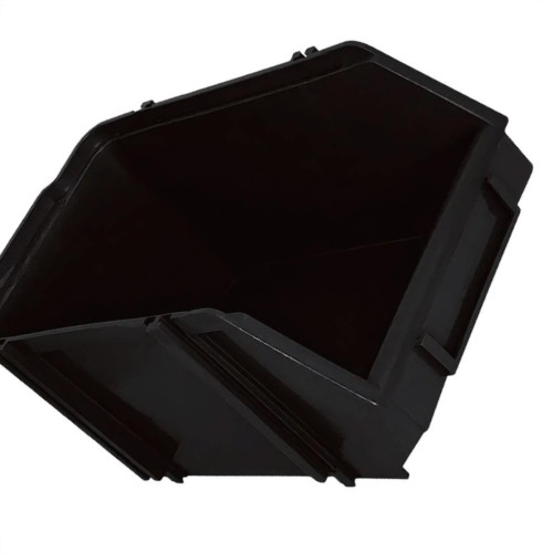 Gaveteiro P/Prateleira Preto 07 - Kit C/12 PC Gaveteiro P/Prateleira Preto 07 - Kit C/12 PC