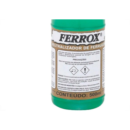 Kit 5 Unid. Removedor Ferrugem Ferrox 500 Ml