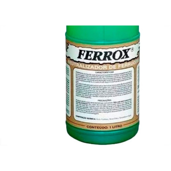 Kit C/2 - Removedor Ferrugem Ferrox 1000 Ml Kit C/2 - Removedor Ferrugem Ferrox 1000 Ml