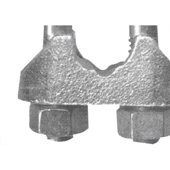 Clips P/Cabo Aco Leve Fisch. H 3/4 - Kit C/5 PC Clips P/Cabo Aco Leve Fisch. H 3/4 - Kit C/5 PC