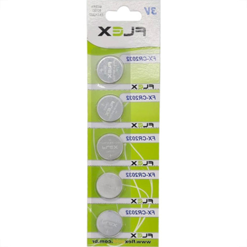 Pilha Bateria Flex Botao Cr2032 C/5 Pilha Bateria Flex Botao Cr2032 C/5