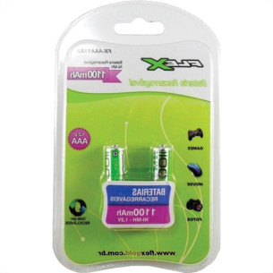 Pilha Flex Recarreg,Aaa C/2