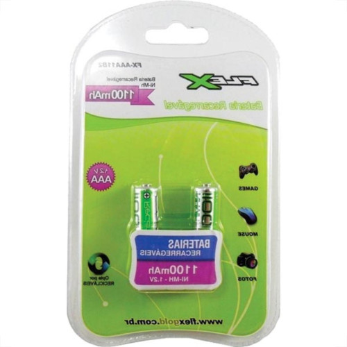 Pilha Flex Recarreg,Aaa C/2 Pilha Flex Recarreg,Aaa C/2