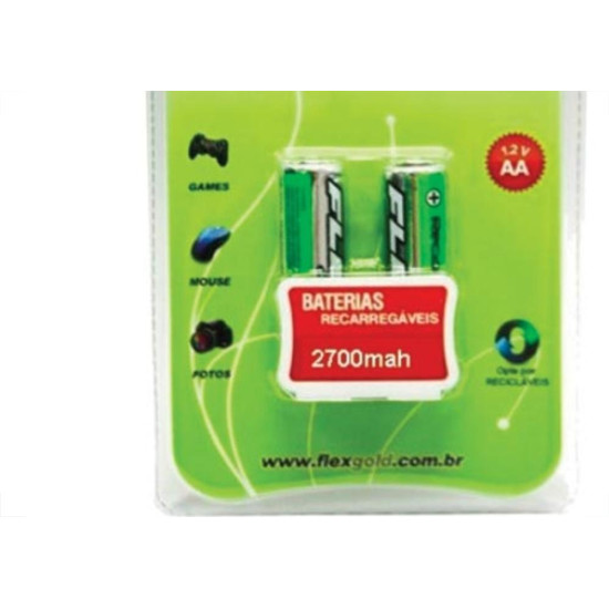 Pilha Flex Recarreg.Aa C/2 Pilha Flex Recarreg.Aa C/2